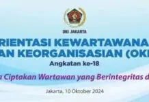 Banyak Peminat , PWI Jaya Gelar OKK Angkatan ke-18