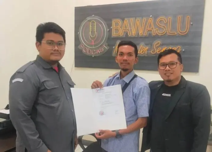 Paslon No Urut 1 Andika-Nanang Kembali Dilaporkan ke Bawaslu Kabupaten Serang Paslon No Urut 1 Andika-Nanang Kembali Dilaporkan ke Bawaslu Kabupaten Serang