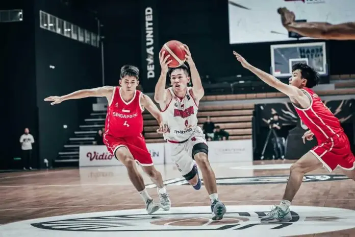Kalahkan Singapura Dilaga Uji Coba ,  Coach Ahang Kantongi PR untuk Timnas Basket Putra