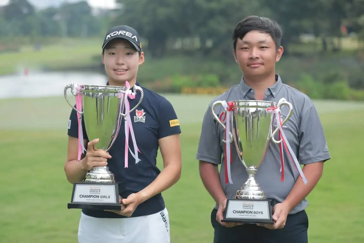 Pondok Indah International Junior Golf Championship 2024 : Kenneth dan Sieun Lee Juara Pondok Indah International Junior Golf Championship 2024 : Kenneth dan Sieun Lee Juara