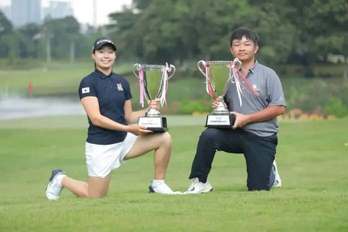 Pondok Indah International Junior Golf Championship 2024 : Kenneth dan Sieun Lee Juara Pondok Indah International Junior Golf Championship 2024 : Kenneth dan Sieun Lee Juara