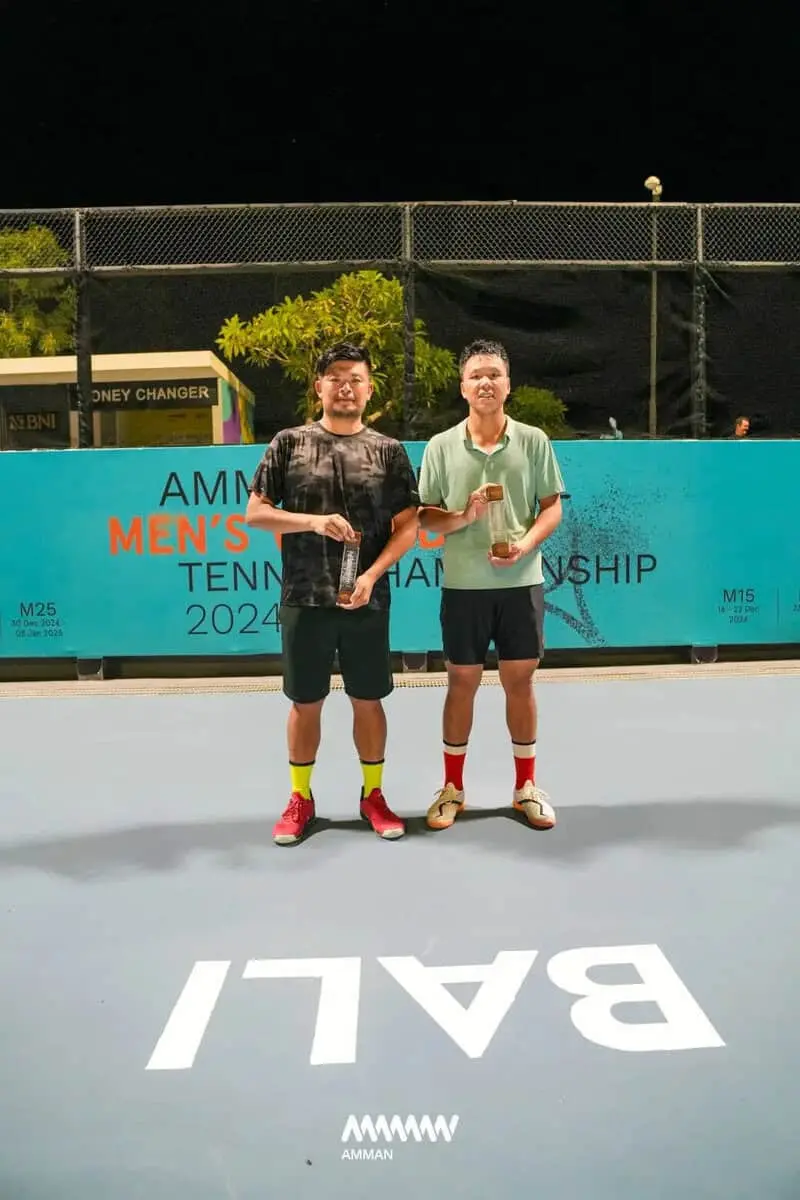 M-15 Amman Mineral Men's World Tennis Championship 2024, Series 1: Cheng Peng Hsieh/Zijiang Yang Juara Ganda Putra