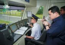 Erick Thohir Minta Waktu Tempuh Kereta Bandara Dipersingkat