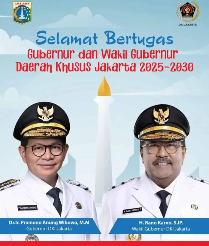 Ketua PWI Jaya Kesit B Handoyo Ucapkan Selamat kepada Pramono Anung dan Rano Karno Ketua PWI Jaya Kesit B Handoyo Ucapkan Selamat kepada Pramono Anung dan Rano Karno