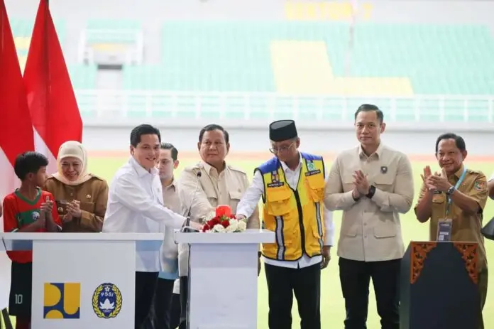 Presiden Prabowo Resmikan 17 Stadion Pasca Renovasi. Erick Thohir: Momentum Bangun Karakter Bangsa Melalui Sepakbola