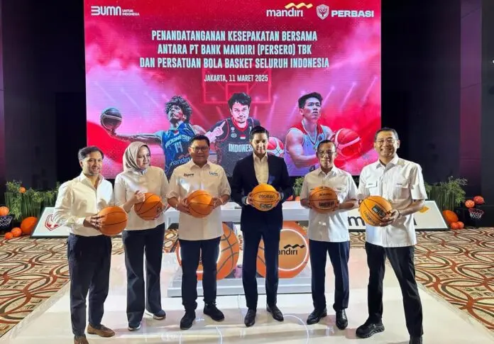 DPP Perbasi dan Bank Mandiri Sepakat Perkuat Ekosistem Bola Basket Indonesia di Level Internasional