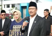Salat Idul Fitri di Sentra Mulya Jaya, Gus Ipul sampaikan Salam dan Doakan Presiden Prabowo