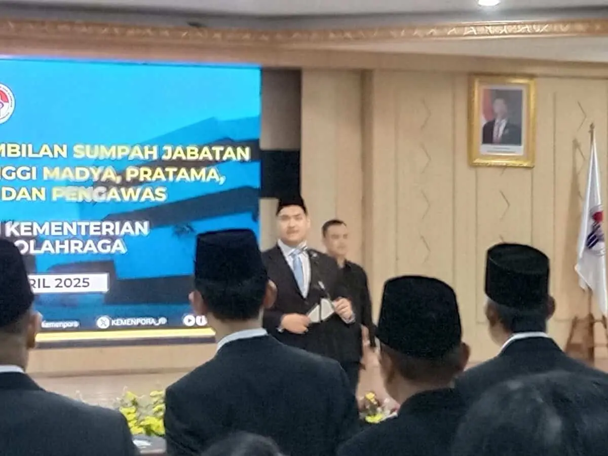 Wajah dan Semangat Baru: Kemenpora Lantik Pejabat dan  Luncurkan Logo Baru