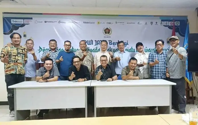 PWI Kota Bogor Kunjungi Markas PWI Jaya di Jakarta