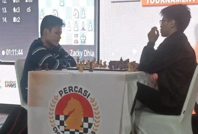 Turnamen JAPFA FIDE Rated 2025 : Persaingan Kian Seru, FM Zacky Dhia Ulhaq Pimpin Klasemen Katagori Open Turnamen JAPFA FIDE Rated 2025 : Persaingan Kian Seru, FM Zacky Dhia Ulhaq Pimpin Klasemen Katagori Open