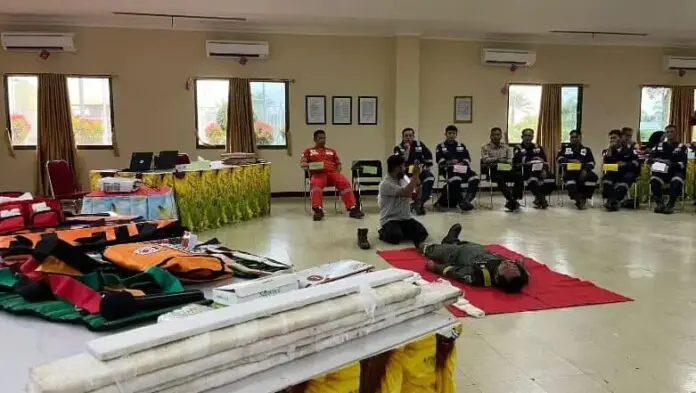 Gandeng Disnaker dan PMI, PetroChina International Jabung Konsisten Gelar Pelatihan P3K Secara Berkelanjutan Gandeng Disnaker dan PMI, PetroChina International Jabung Konsisten Gelar Pelatihan P3K Secara Berkelanjutan