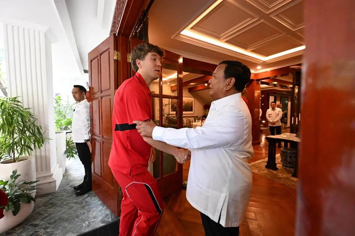 Presiden Prabowo Jamu Makan Siang Pemain Timnas di Kertanegara