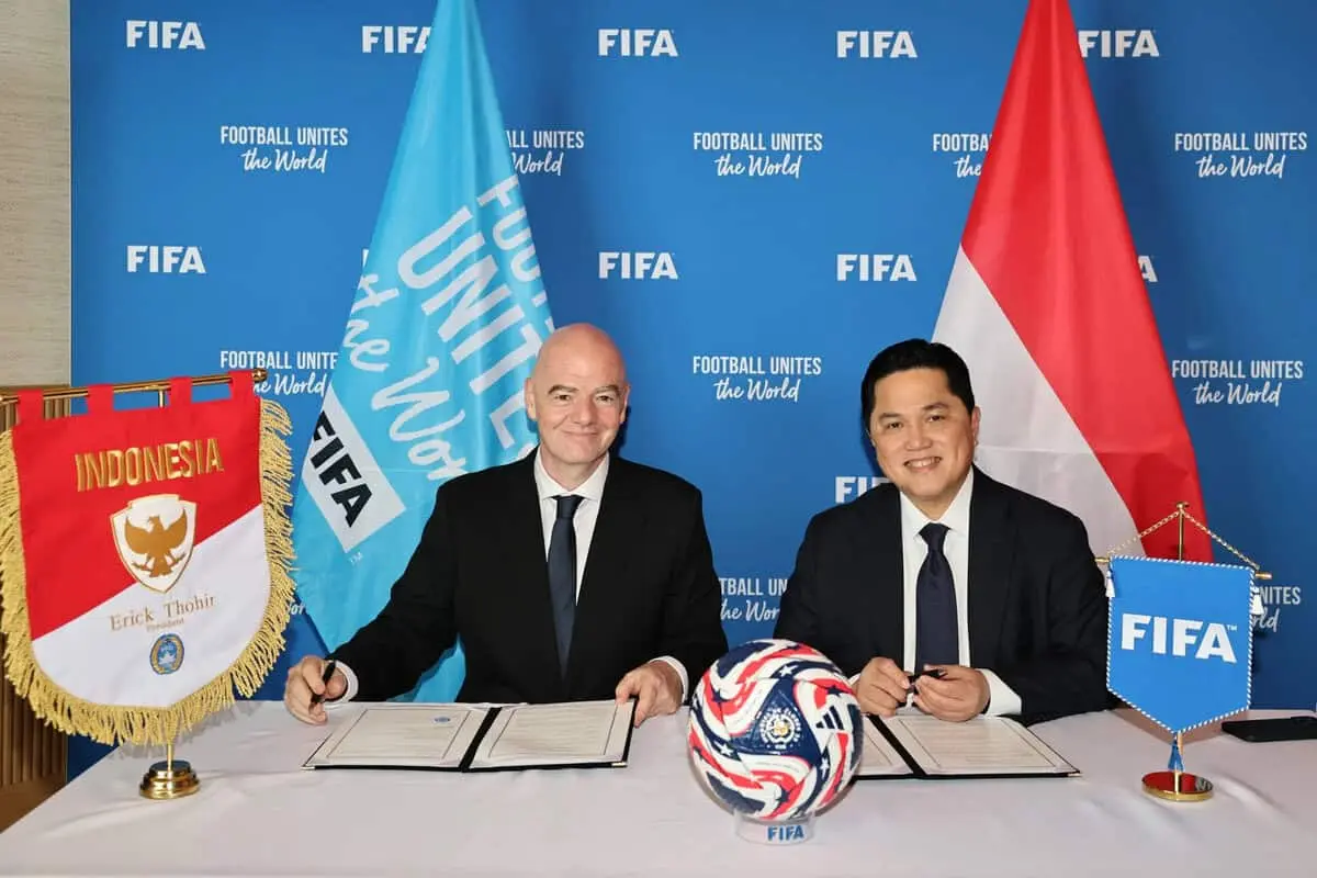 FIFA Tetapkan Jakarta Jadi Pusat Kawasan Asia. Erick Thohir, Sejarah Bagi Indonesia dan Asia FIFA Tetapkan Jakarta Jadi Pusat Kawasan Asia. Erick Thohir, Sejarah Bagi Indonesia dan Asia