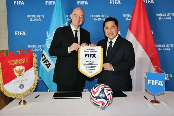 FIFA Tetapkan Jakarta Jadi Pusat Kawasan Asia. Erick Thohir, Sejarah Bagi Indonesia dan Asia FIFA Tetapkan Jakarta Jadi Pusat Kawasan Asia. Erick Thohir, Sejarah Bagi Indonesia dan Asia