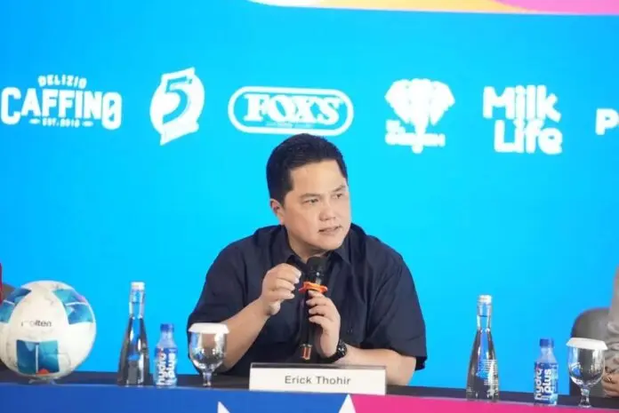 Kalahkan Brunei 8-0, Erick Thohir Ajak Suporter Dukung Timnas Masa Depan Saat Lawan Filipina dan Malaysia di Piala AFF U-23 Kalahkan Brunei 8-0, Erick Thohir Ajak Suporter Dukung Timnas Masa Depan Saat Lawan Filipina dan Malaysia di Piala AFF U-23