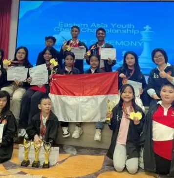 Pecatur Cilik Indonesa Unjuk Kemampuan  di 9th Eastern Asia Youth Chess Championship 2025
