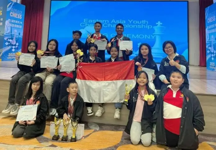 Pecatur Cilik Indonesa Unjuk Kemampuan di 9th Eastern Asia Youth Chess Championship 2025 Pecatur Cilik Indonesa Unjuk Kemampuan di 9th Eastern Asia Youth Chess Championship 2025