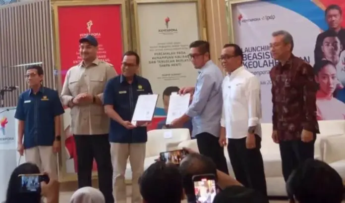 Kemenpora Bersama LPDP Kemenkeu Luncurkan Program Beasiswa Keolahragaan Kemenpora Bersama LPDP Kemenkeu Luncurkan Program Beasiswa Keolahragaan