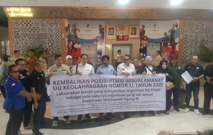 Buktikan Sebagai Pihak Paling Sah Kelola Tenis Meja di Tanah Air,  PB PTMSI Bersama Seluruh Pengprov Datangi Kemenpora dan KOI