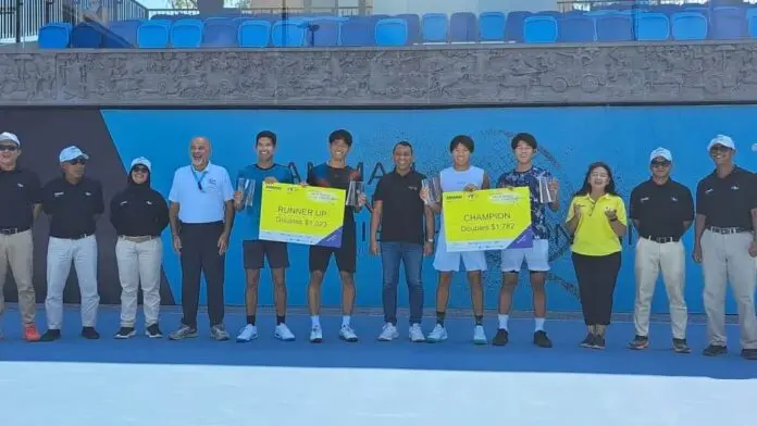 Amman Men's World Tennis Championship Seri Ketiga M-25 : Yusuke Kusuhara/Sunshuke Nakagawa  Jawara Ganda Putra