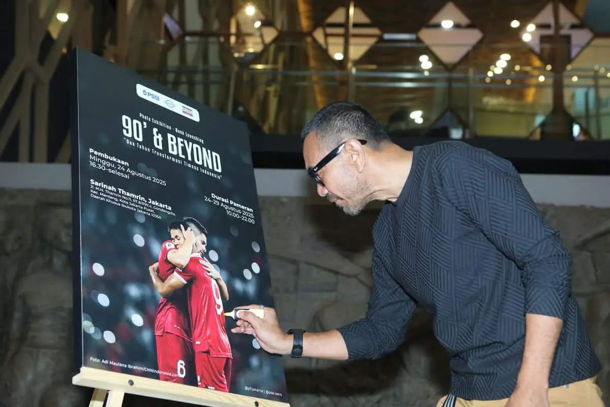 Pameran Foto “90’ & BEYOND” Tampilkan Gambaran dan Perjuangan Timnas  di Mal Sarinah