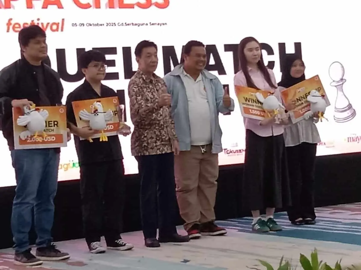 FM Fabian Glen dan WIM Ivana Lasama Kunci Gelar Juara JAPFA Chess Festival 2025 FM Fabian Glen dan WIM Ivana Lasama Kunci Gelar Juara JAPFA Chess Festival 2025