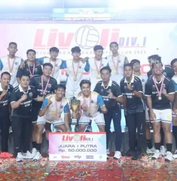 Livoli Divisi I Tahun 2025 : Putra Eka Mandiri Juara, Kalahkan Bukit Asam di Final