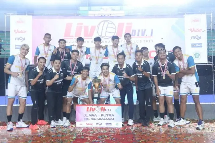 Livoli Divisi I Tahun 2025 : Putra Eka Mandiri Juara, Kalahkan Bukit Asam di Final