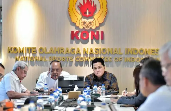 Sambangi KONI Pusat, Menpora Bahas Pembinaan Olahraga Nasional Sambangi KONI Pusat, Menpora Bahas Pembinaan Olahraga Nasional