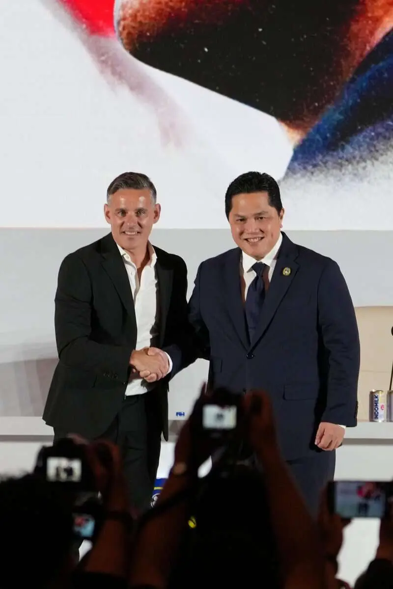 Erick Thohir : Sepak Bola Indonesia Harus Bersatu Dukung John Herdman Erick Thohir : Sepak Bola Indonesia Harus Bersatu Dukung John Herdman