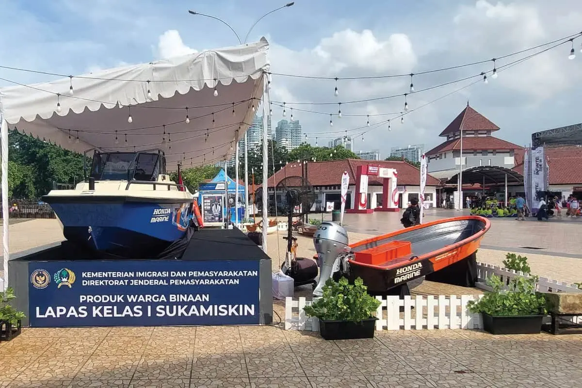 Speedboat 'Suka Boat' Karya Napi Sukamiskin Curi Perhatian di IIMS 2026