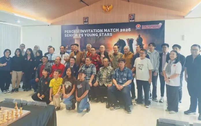 PERCASI Invitation Match 2026 Senior vs Young Stars Chess Ajang Asah Kemampuan Pecatur Muda PERCASI Invitation Match 2026 Senior vs Young Stars Chess Ajang Asah Kemampuan Pecatur Muda