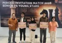 IM Nayaka Budhidarma Juarai PERCASI Invitation Match 2026 Senior vs Young Stars Chess Tournament