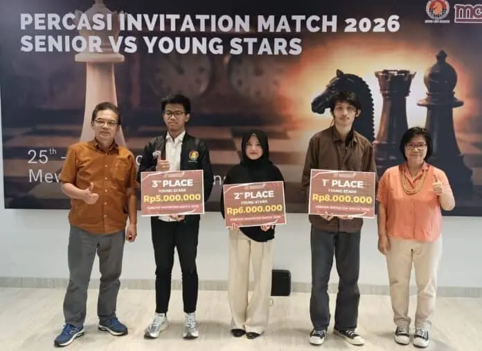 IM Nayaka Budhidarma Juarai PERCASI Invitation Match 2026 Senior vs Young Stars Chess Tournament IM Nayaka Budhidarma Juarai PERCASI Invitation Match 2026 Senior vs Young Stars Chess Tournament