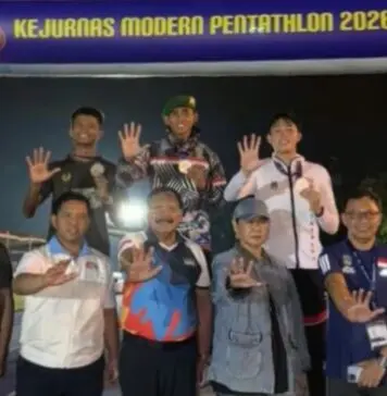 Caroline dan Jumeidi Sabet Juara Senior Kejurnas Modern Pentathlon 2026