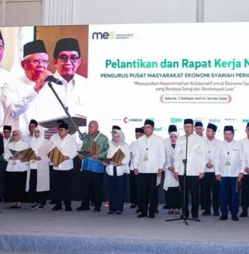 Ketua Dewan Pembina PP Masyarakat Ekonomi Syariah Ma’ruf Amin Lantik Pengurus MES Periode 2026-2031