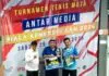 AMKI Jaya Apresiasi Turnamen Tenis Meja Antar Media