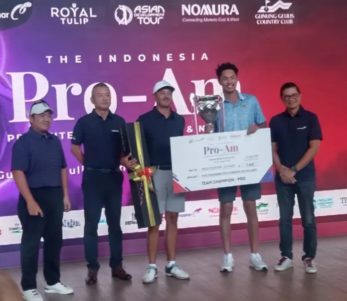 The Indonesia Pro-Am presented by Combiphar & Nomura 2026 :  Parathakorn Suyasri/ Luke Evan Moore Juarai Nomor Beregu