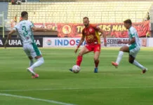 Hasil VAR Warnai Laga Imbang Semen Padang vs PSMS 1-1